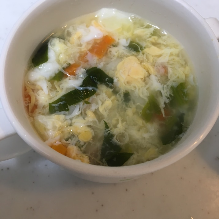 離乳食に☆タラと玉子のスープ(*^^*)☆